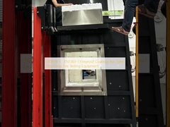 ISO834-1、EN1363-1 Peralatan Uji Tahan Api untuk Struktur Baja Pelapis Tahan Api