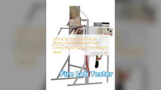 ASTM E162 Fire Lab Tester Panas Bercahaya