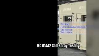 IEC 61442 Salt Spray Tester untuk Aksesori Kabel HV