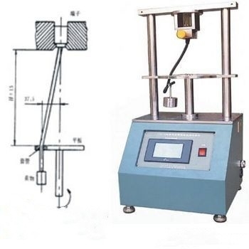 Kawat Dan Kabel Rotasi Lingkar Mesin Uji Tingkat Kerusakan Kawat Dengan Jenis Clamping Threaded