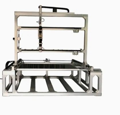 IEC61215 Modul fotovoltaik Hail Machine Peralatan Tes Dampak Impact Tester Standar pengujian