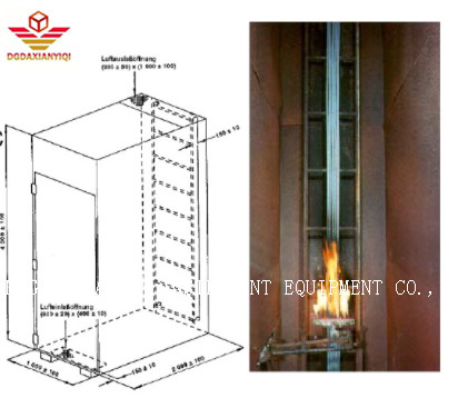 Bundel Kabel Kabel Pembakaran Dan Mesin Uji Tingkat Pelepasan Panas IEC60332-3-10