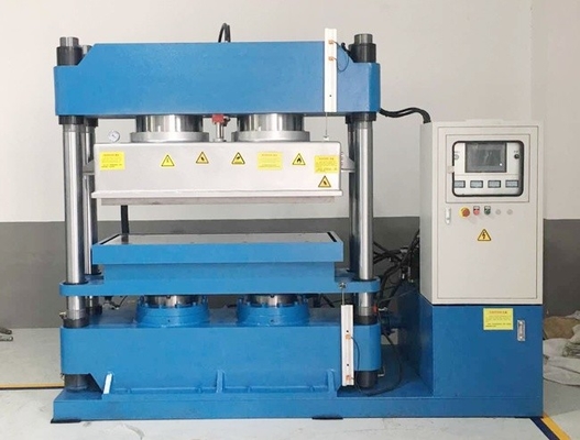 Plate Vulcanizer, Mesin Vulcanizing 25 Ton Flat untuk Mempersikan Semua Jenis Produk Cetakan