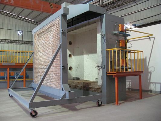 ISO834-1 Fireproof Glass Steel Structure Fireproof Coating Fire Testing Furnace Pengolahan Bahan Bakar