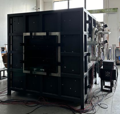 Struktur baja Fireproof Sample Test Furnace