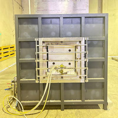 ISO834-1 EN1363-1 Perlengkapan Mesin Uji Tungku Uji Ketahanan Api Sampel Pelapis Tahan Api