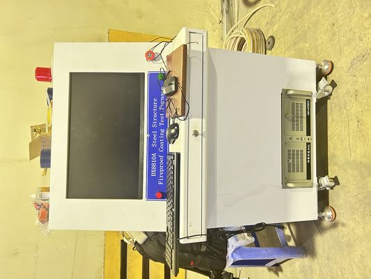 ISO834-1 EN1363-1 Perlengkapan Mesin Uji Tungku Uji Ketahanan Api Sampel Pelapis Tahan Api