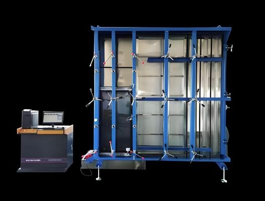 Tiga peralatan pengujian kinerja untuk pintu dan jendela Fluktuasi tekanan ≤ 2% untuk kedap udara dan kedap air
