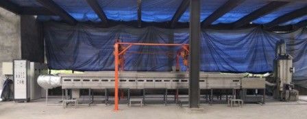 Mesin pengujian kebakaran ASTM E84 Untuk bahan bangunan Karakteristik pembakaran permukaan Ukuran sampel 24*24