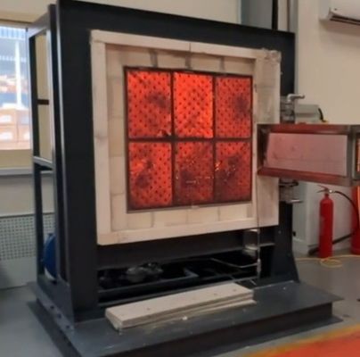 ASTME84 Tunnel Furnace Gas Methane Air Compressor Lab Fire Testing Machine IP57 Protection Class