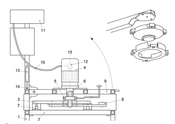 Pakaian Pelindung Sepeda Motor DAM Darmstadt Mesin Uji Abrasi Rumah Alat Uji Laboratorium