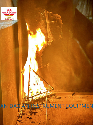 BS EN 13823 SBI Mesin Uji Lab Bahan Bangunan Uji Item Bakar Tunggal Alat Uji