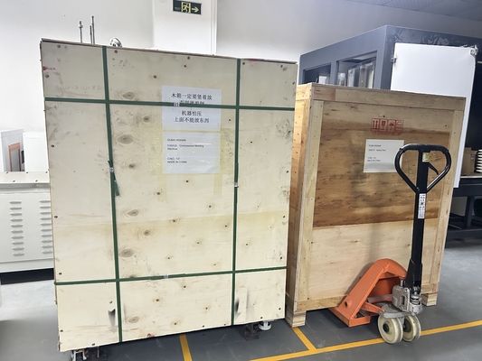 Mesin pengujian di laboratorium
