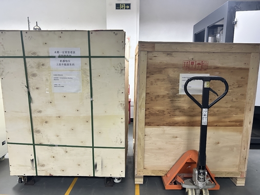 Mesin pengujian di laboratorium