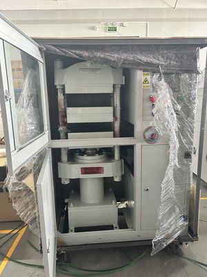 Mesin cetakan kompresi karet otomatis Mesin pengujian laboratorium