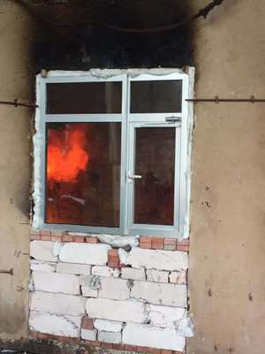 ISO834 Standar Bahan Bangunan Percobaan Api Vertikal Peralatan Uji Laboratorium Tungku