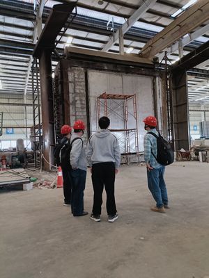 Ketahanan Api Komponen Bangunan Tungku Horizontal EN1363-1 Standar