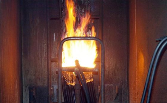 Penguji Pembakaran Ikatan Kawat & Kabel, Mesin Uji Kawat dan Kabel yang Diikat yang Dipasang Secara Vertikal