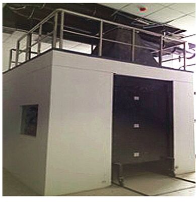 Penguji pembakaran tunggal untuk bahan atau produk bangunan