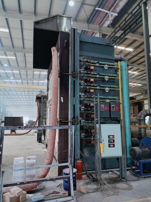 Uji ketahanan api standar DX8364 untuk komponen bangunan - tungku vertikal dan horizontal ISO834-1 Mesin pengujian laboratorium kebakaran