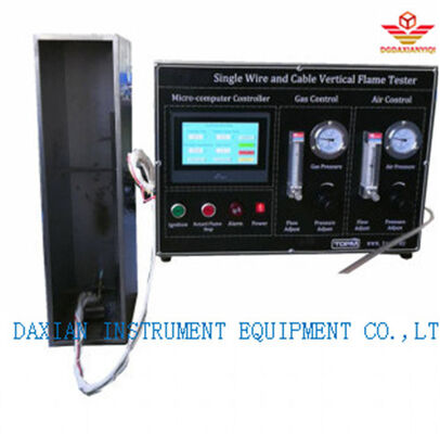 ASTM D 6096-21 DX8363 Peralatan Uji Kawat Uji Api Vertikal Untuk Kabel Tunggal IEC 60332-1