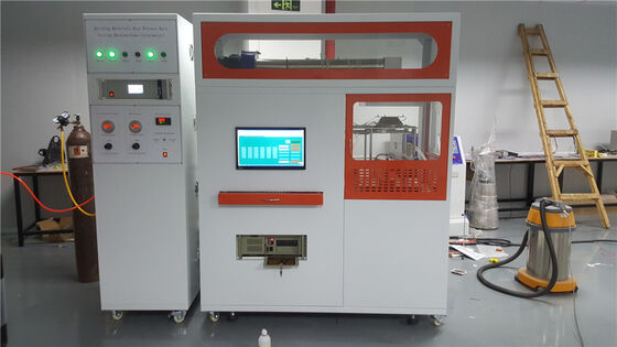 Mesin Uji Laju Pelepasan Panas Kerucut Kalorimeter ISO 5660-1 EN45545-2 Panel Radiant