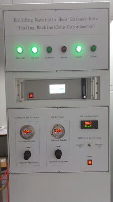 Mesin Uji Laju Pelepasan Panas Kerucut Kalorimeter ISO 5660-1 EN45545-2 Panel Radiant