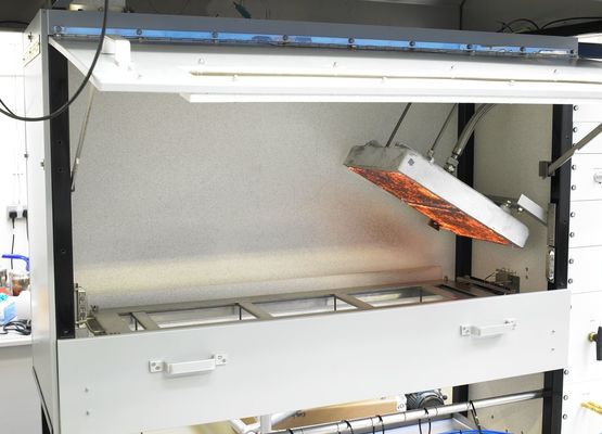 ISO 9239-1 Peralatan Pengujian Api Flux Panas Radiant Lantai