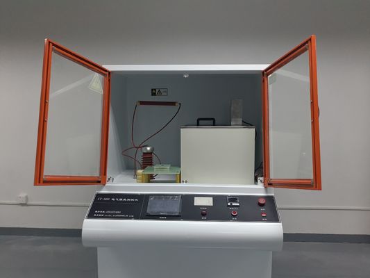 Mesin Uji Bahan Isolasi IEC 60243-1 0~50kV Mesin Uji Laboratorium Tegangan Tembus