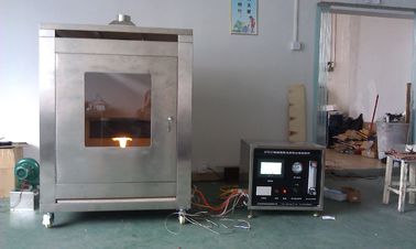 Stainless Steel Peralatan Pengujian Mudah Terbakar Lapisan Tahan Api Bahan